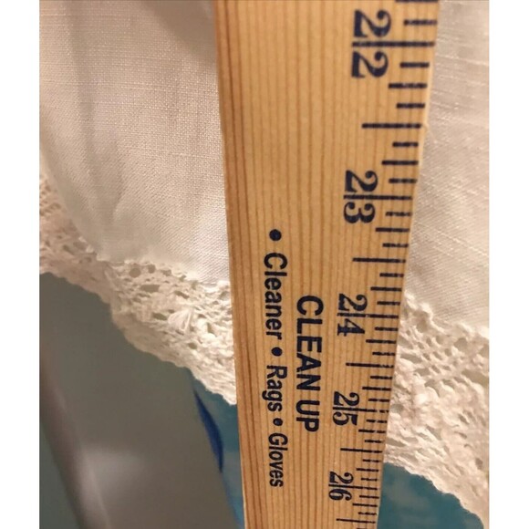 UNIFORM John Paul Richard Linen Blend Tunic Size L Off White Beige Boho Chic - Picture 7 of 7